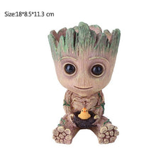 Load image into Gallery viewer, Strongwell Baby Groot Flowerpot Flower Pot Planter Figurines Tree Man Cute Model Toy Pen Pot Garden Planter Flower Pot Gift