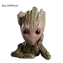 Load image into Gallery viewer, Strongwell Baby Groot Flowerpot Flower Pot Planter Figurines Tree Man Cute Model Toy Pen Pot Garden Planter Flower Pot Gift
