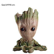Load image into Gallery viewer, Strongwell Baby Groot Flowerpot Flower Pot Planter Figurines Tree Man Cute Model Toy Pen Pot Garden Planter Flower Pot Gift
