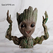 Load image into Gallery viewer, Strongwell Baby Groot Flowerpot Flower Pot Planter Figurines Tree Man Cute Model Toy Pen Pot Garden Planter Flower Pot Gift
